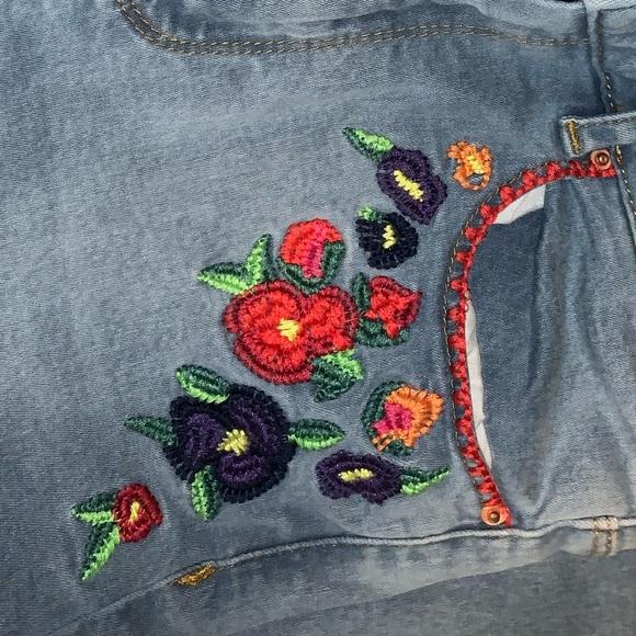 ASOS Embroidered Denim Jeans - Picture 7 of 7